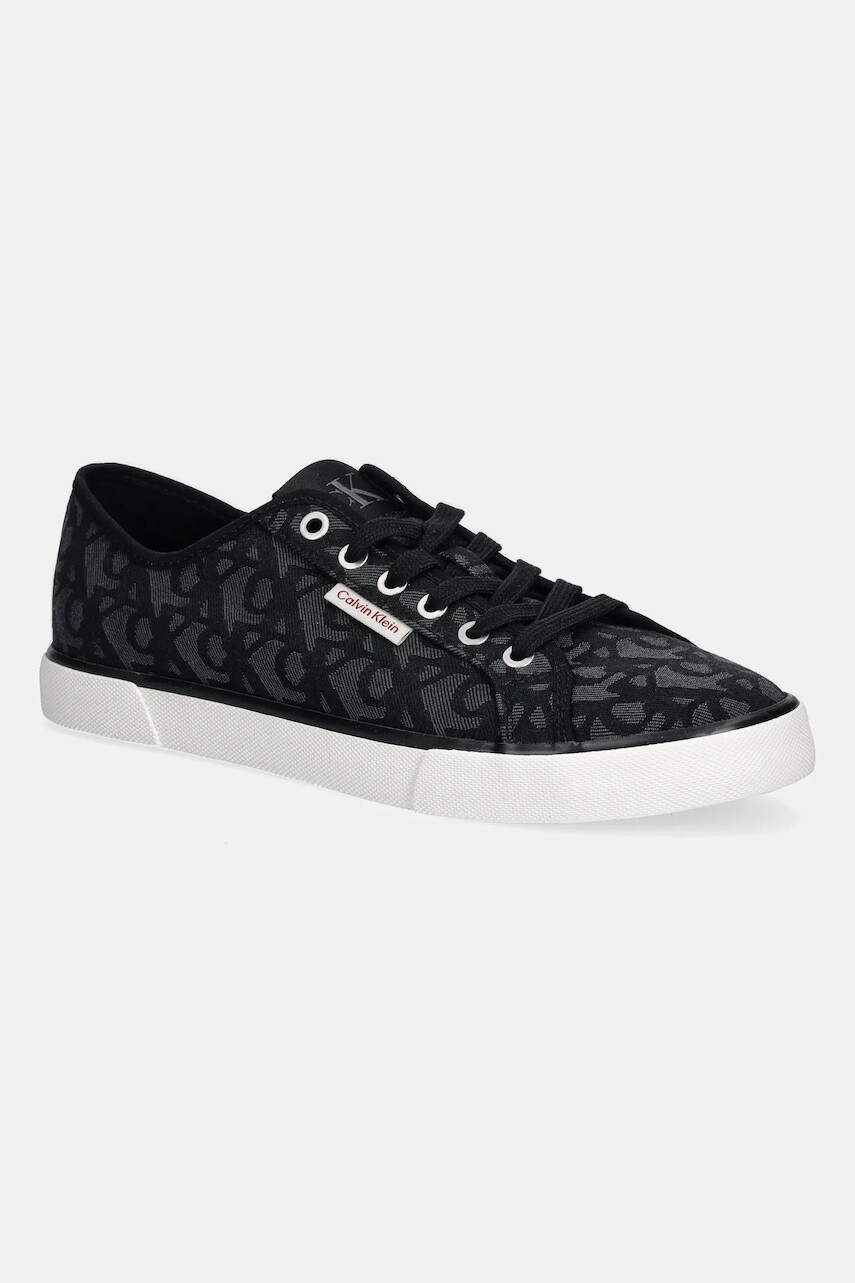 Tenisky Calvin Klein Jeans ESS VULC LOW MG CV MONO čierna farba, YM0YM01368