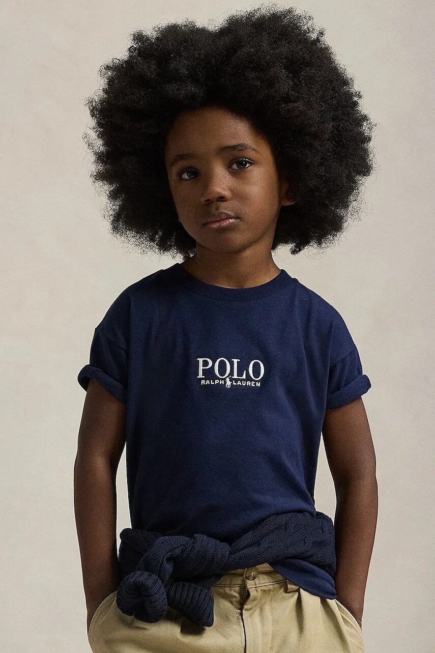 Tričko Polo Ralph Lauren tmavomodrá farba, 322964779001