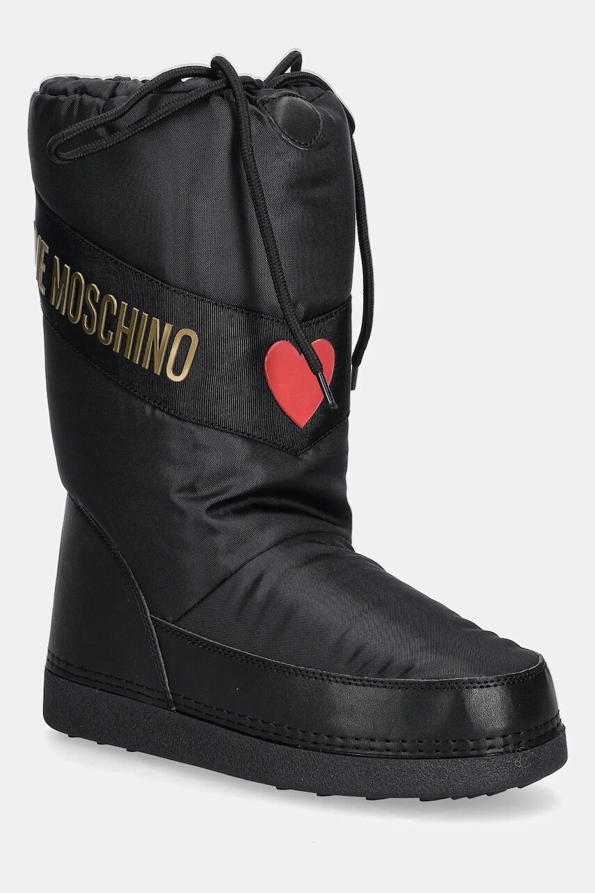 Snehule Love Moschino čierna farba, JA24032G1NISY000