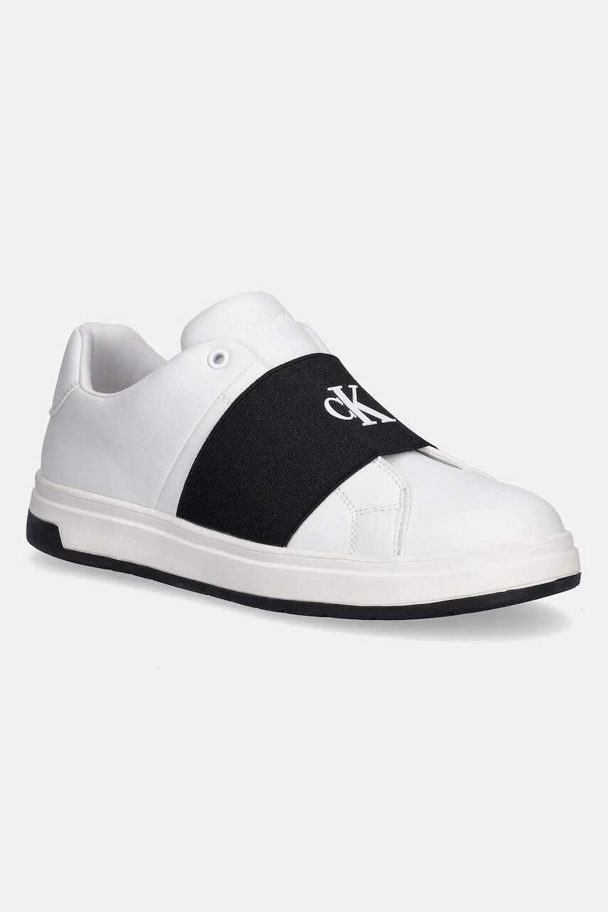 Detské tenisky Calvin Klein Jeans biela farba, V3X9-83162
