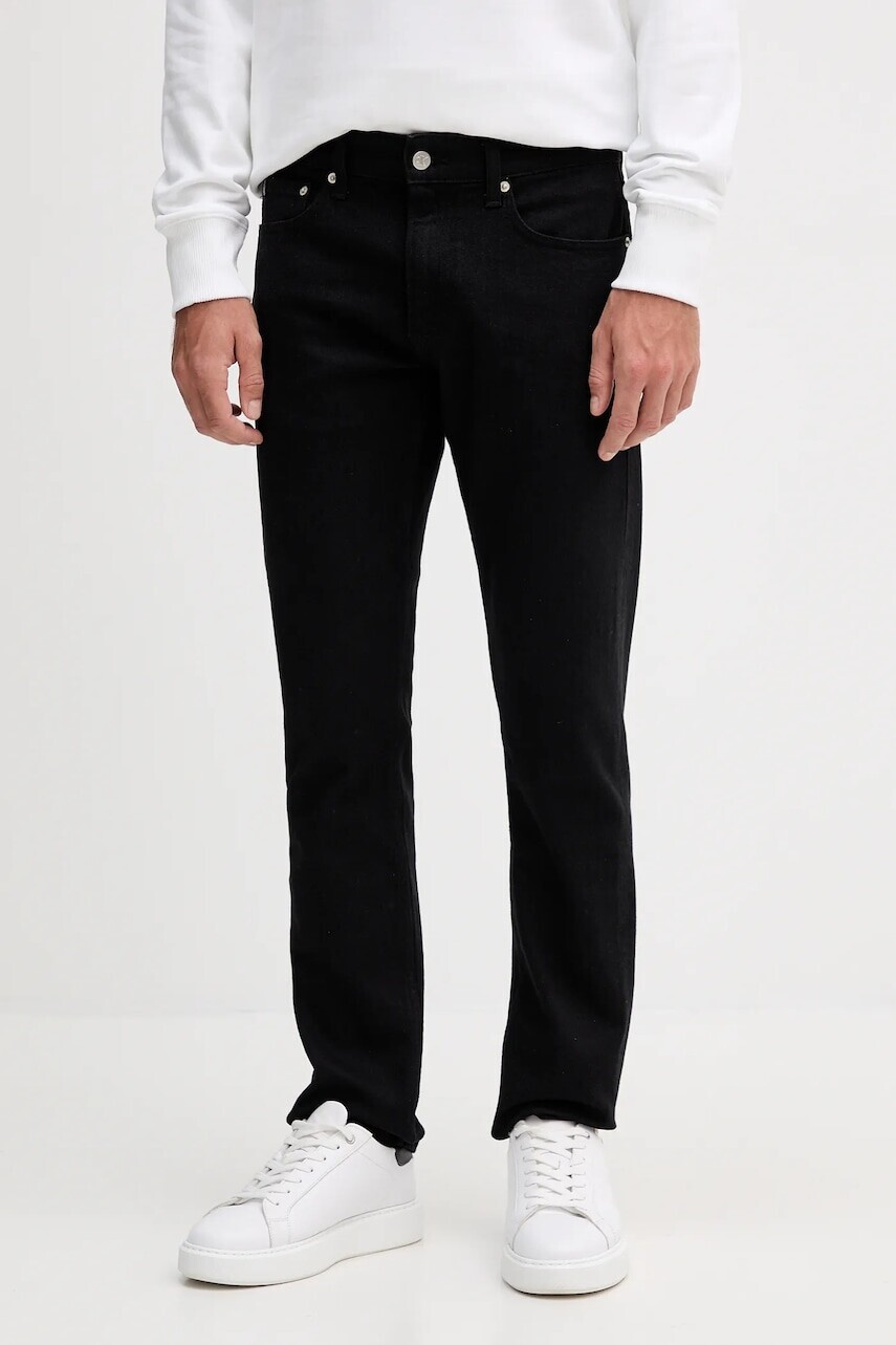 Rifle Calvin Klein Jeans čierna farba, J30J323687