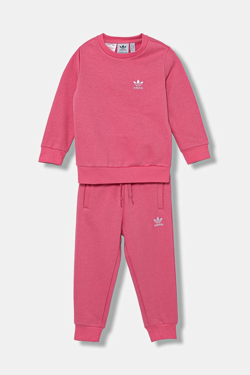 Tepláková súprava pre bábätká adidas Originals ružová farba, JY4869