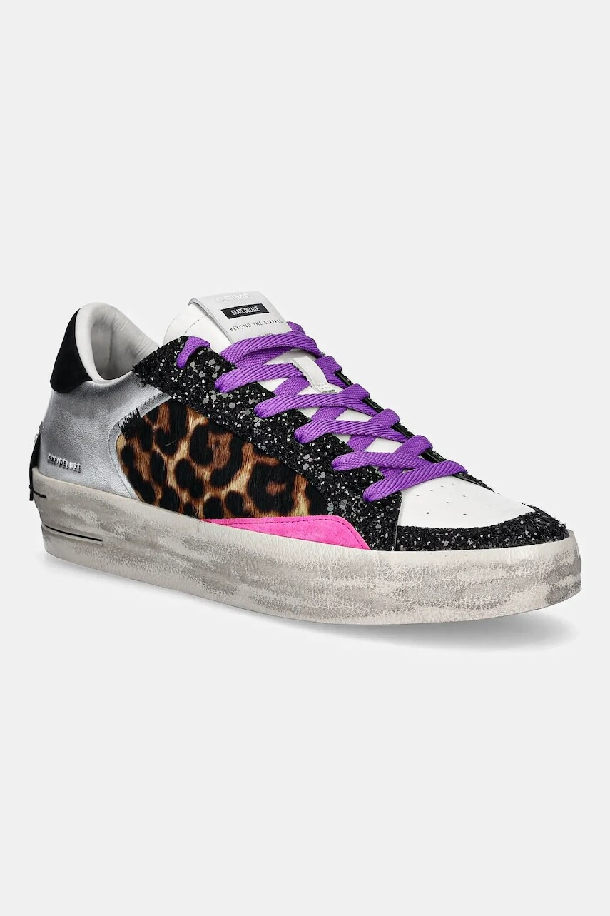 Kožené tenisky Crime London SK8 DELUXE WEDGE viac farieb, 25194AA8