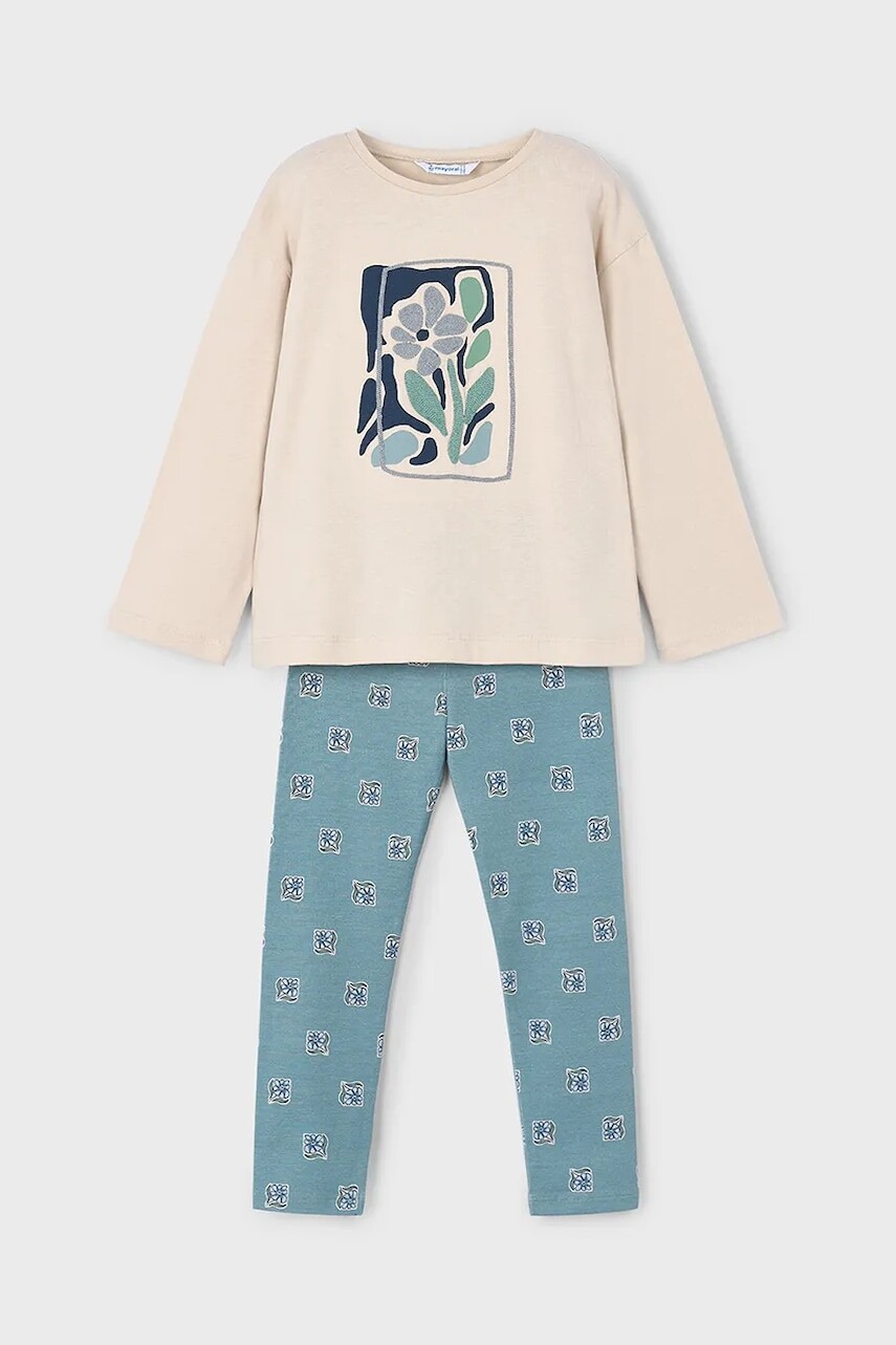 Detská bavlnená súprava Mayoral modrá farba, 4719