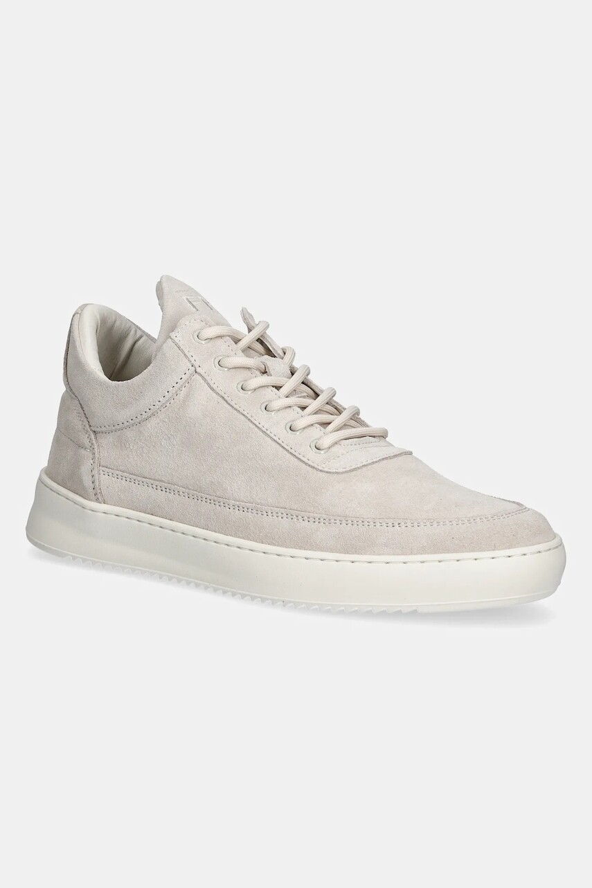 Tenisky Filling Pieces Low Top Suede Organic béžová farba, 10122792203