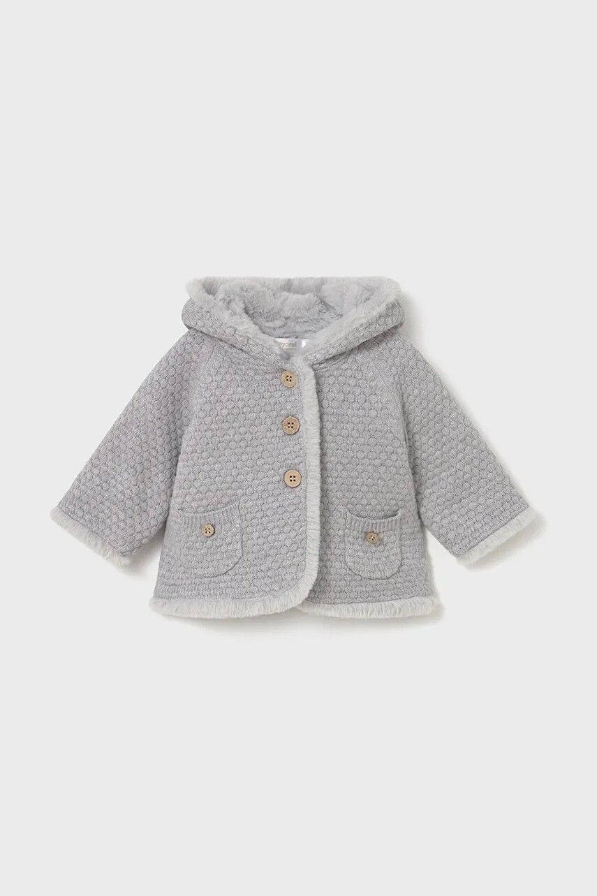 Bunda Mayoral Newborn šedá farba, 2333