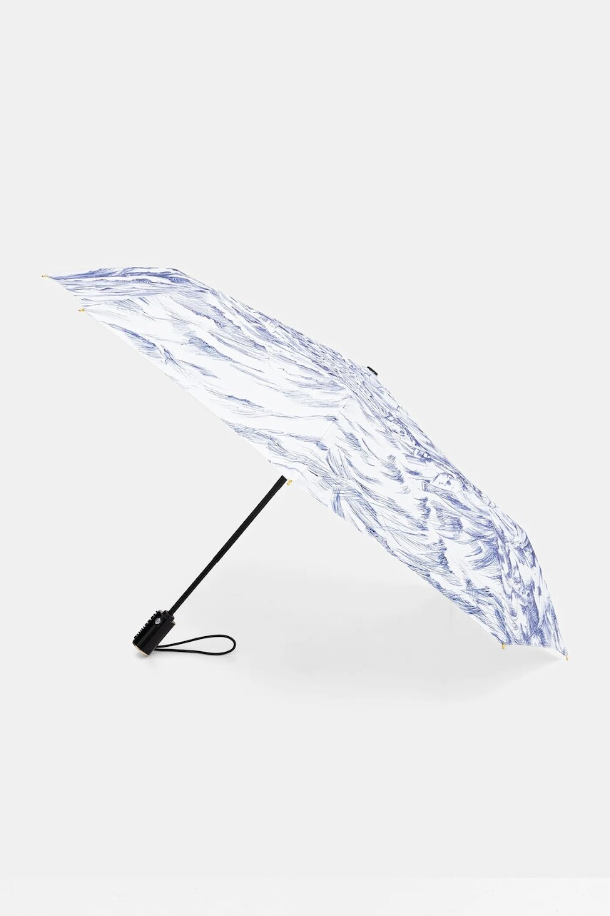 Dáždnik Moschino biela farba, 8989