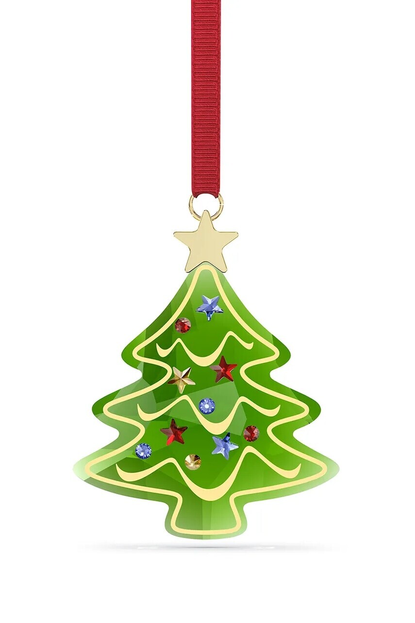 Závesná dekorácia Swarovski HOLIDAY CHEERS zelená farba, 5701867