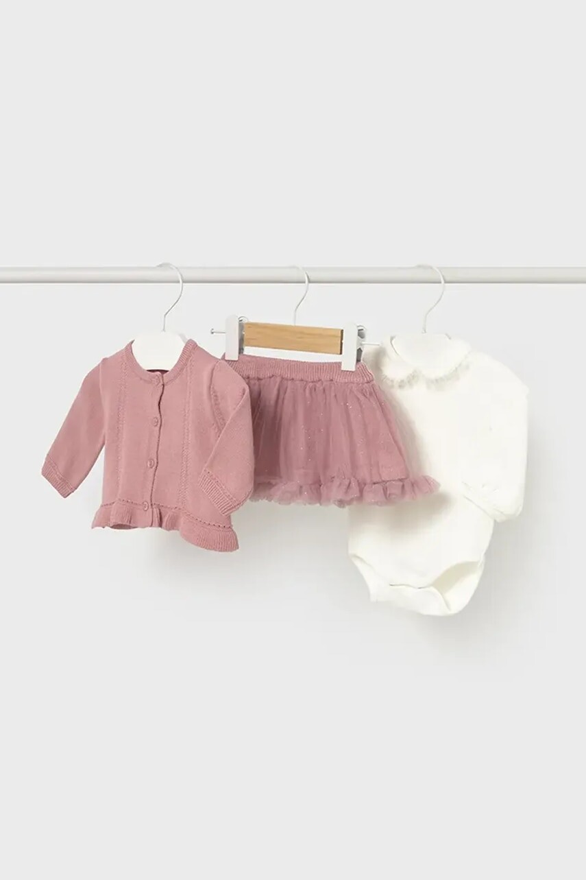 Sada pre bábätká Mayoral Newborn ružová farba, 2830