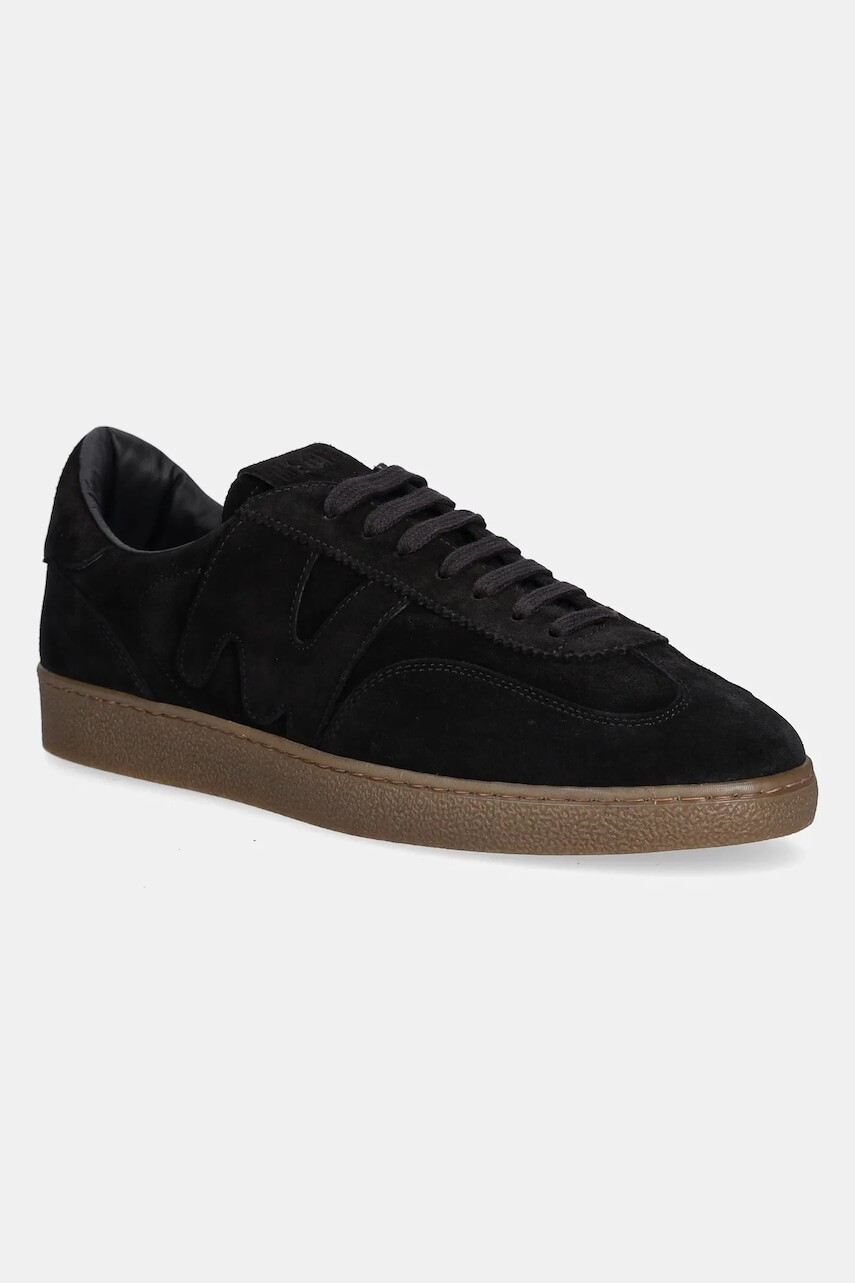 Semišové tenisky MSGM čierna farba, 3940MS021 996