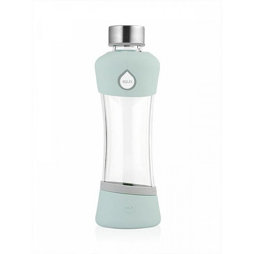 Fľaša sklenená Equa Active 0,55 l - priehľadná-svetlo modrá