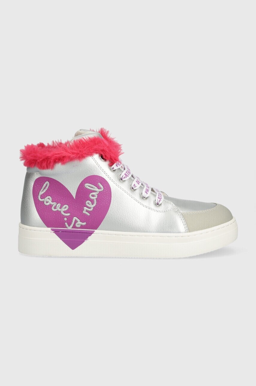 Detské tenisky Agatha Ruiz de la Prada strieborná farba