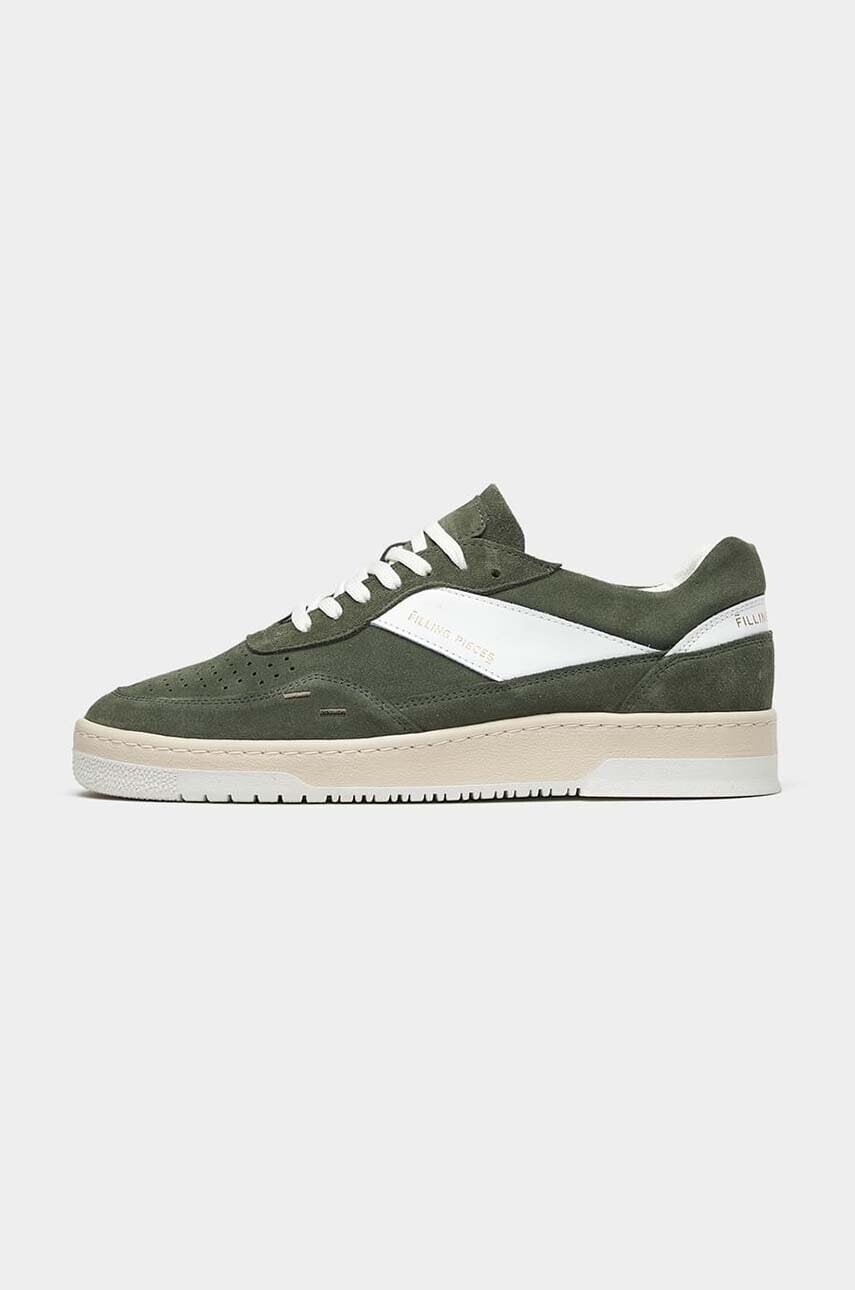 Semišové tenisky Filling Pieces Ace Spin zelená farba, 70033491286