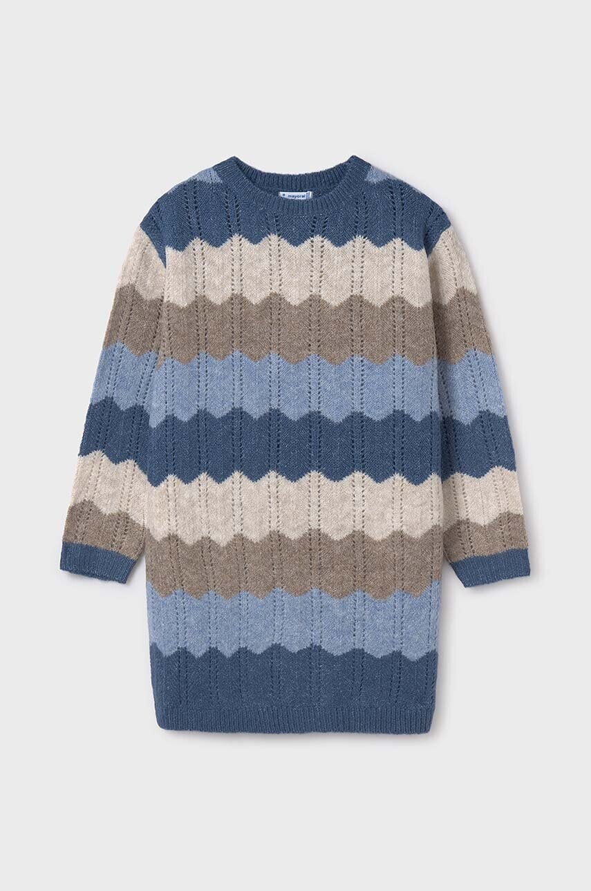 Dievčenské šaty Mayoral mini, priliehavá, 7984