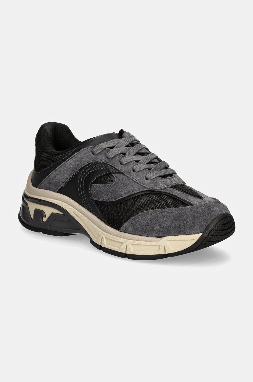 Tenisky Emporio Armani šedá farba, EM000262 AF10838 M8045
