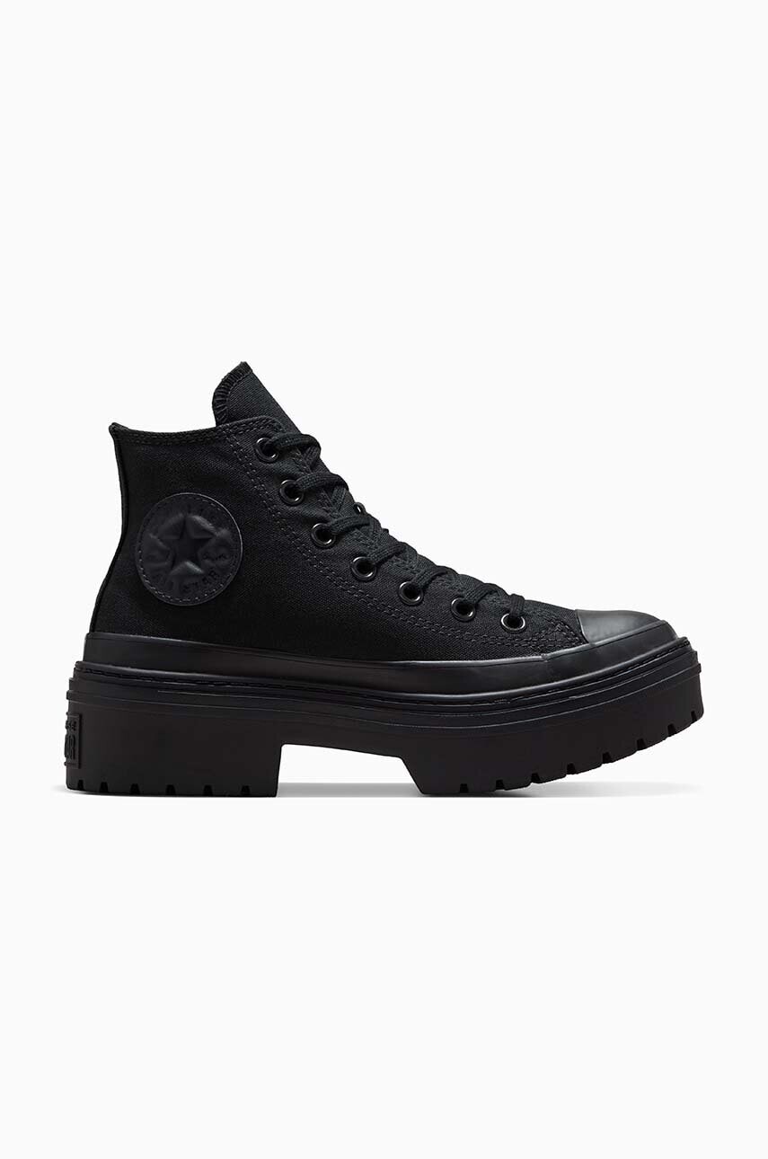 Tenisky Converse Chuck Taylor All Star Lugged Heel dámske, čierna farba, A11635C