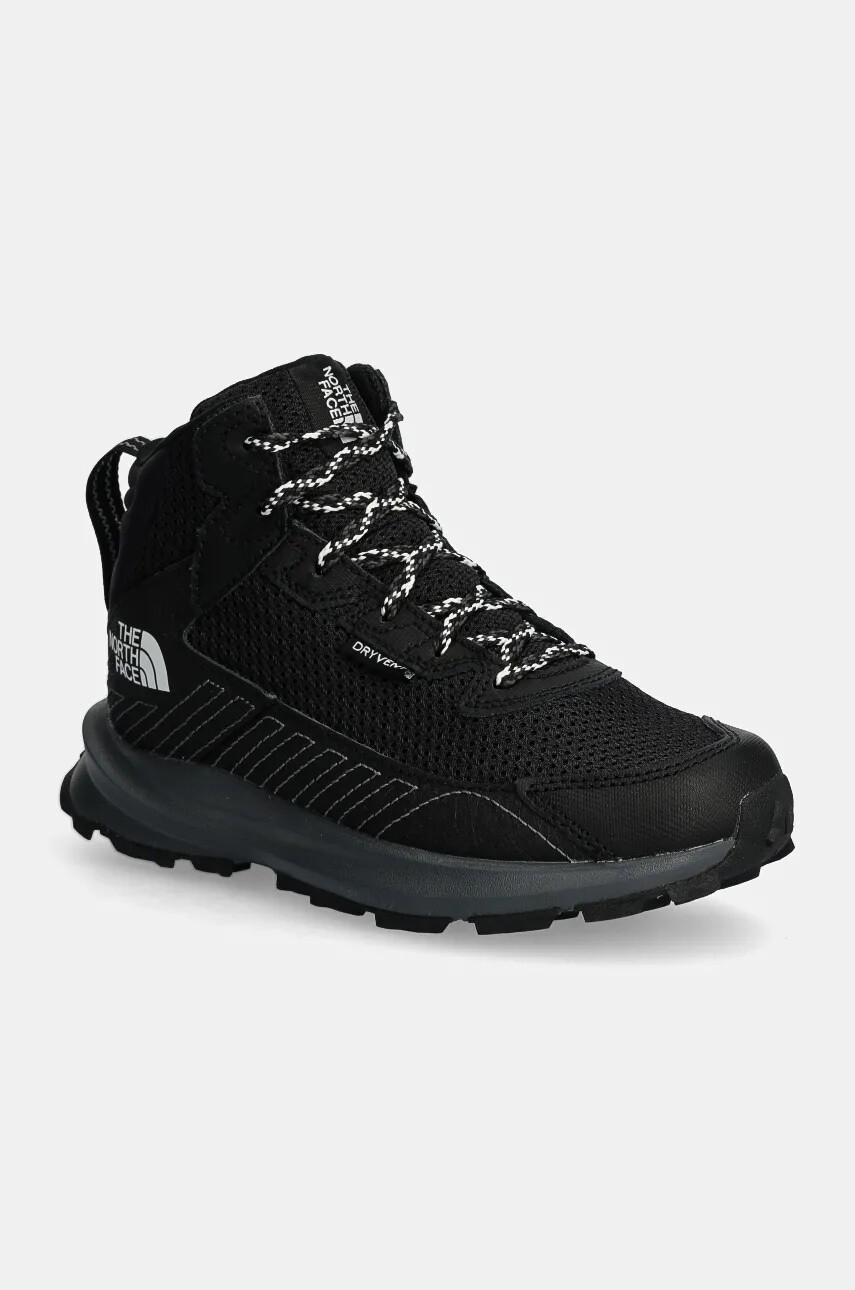 Detské topánky The North Face FASTPACK HIKER MID WP čierna farba, NF0A7W5VKX71