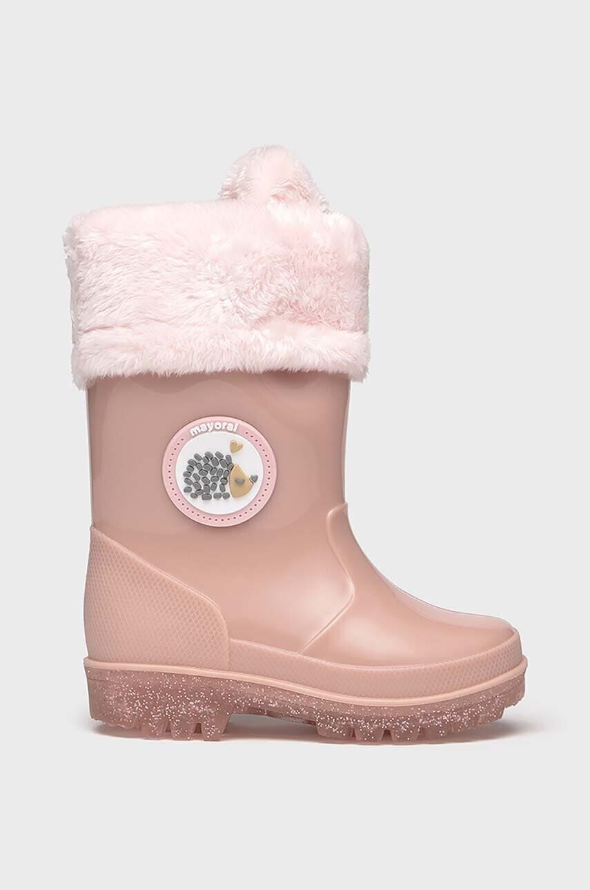 Detské gumáky Mayoral oranžová farba, 42532