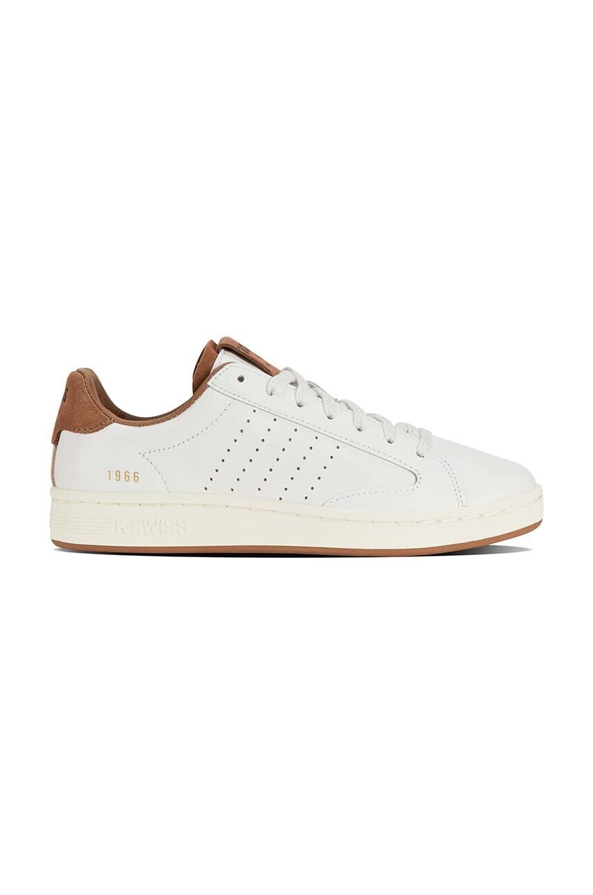 Kožené tenisky K-Swiss LOZAN KLUB LTH biela farba, 97263.926.M