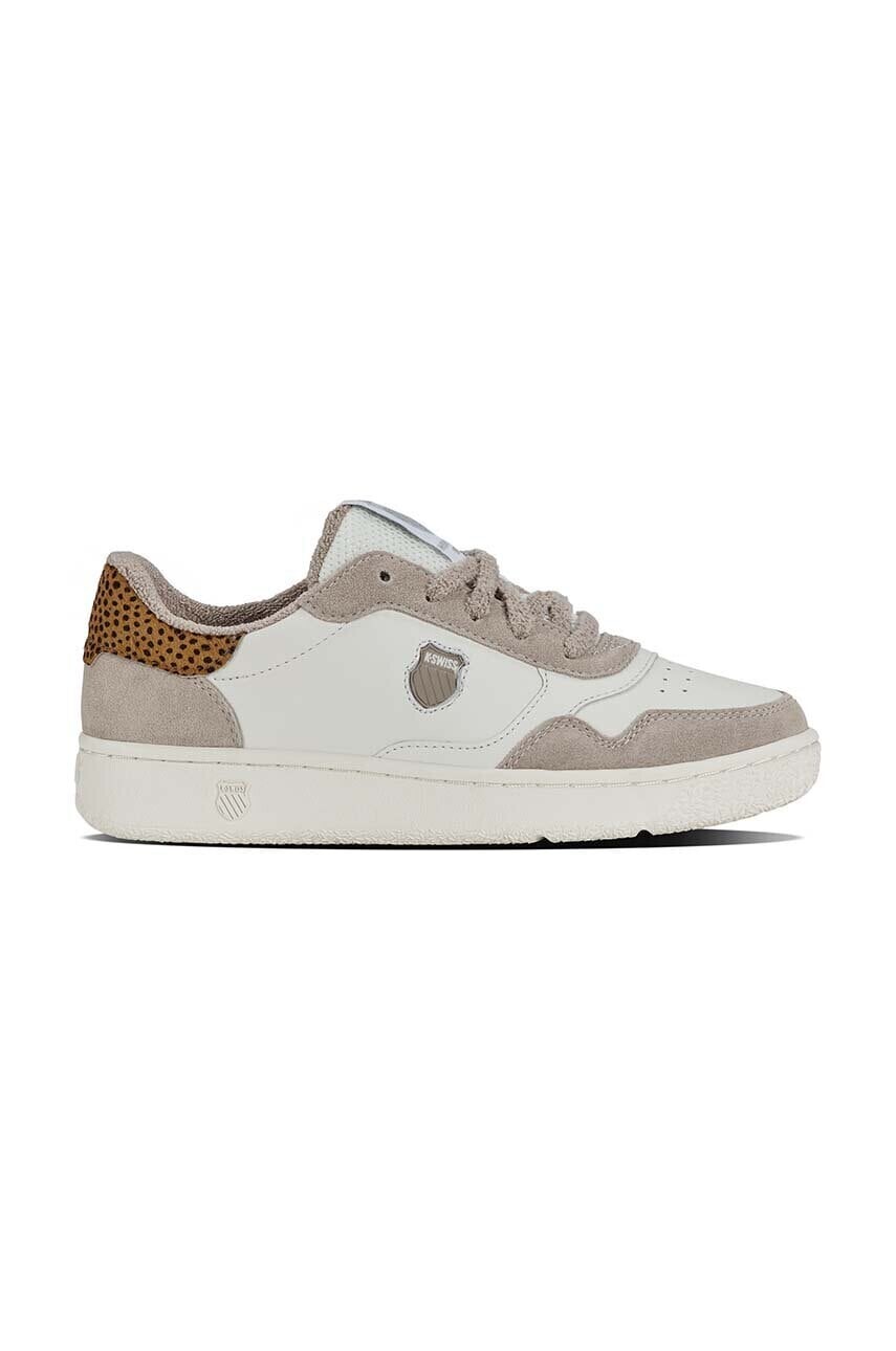 Kožené tenisky K-Swiss SLAMMSHIELD II béžová farba, 94312.185.M