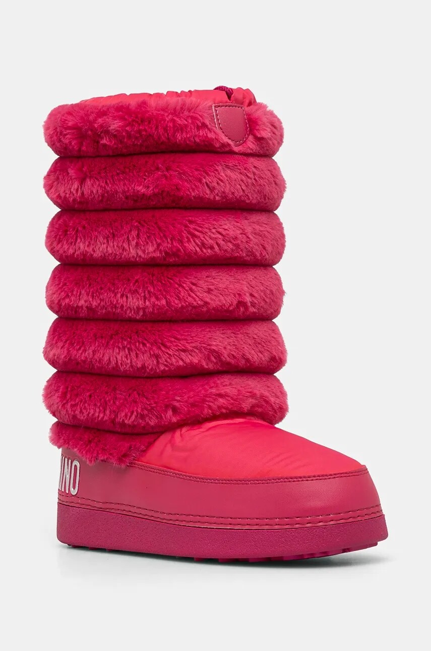 Snehule Love Moschino ružová farba, JA24312G0LISH626