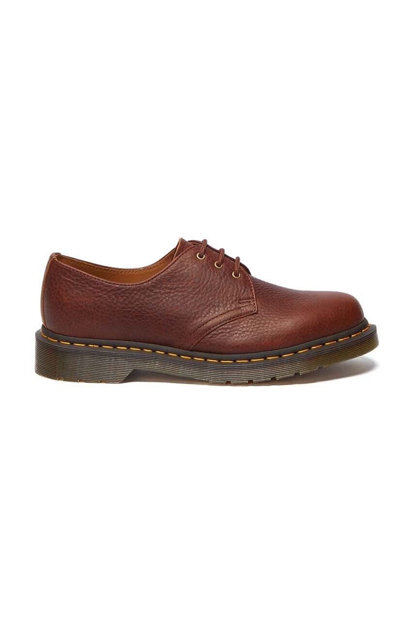 Kožené poltopánky Dr. Martens 1461 Ambassador pánske, hnedá farba, DM31992253