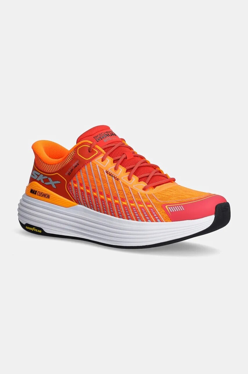 Bežecké topánky Skechers Max Cushioning Suspension - Nitevizn oranžová farba, 220936