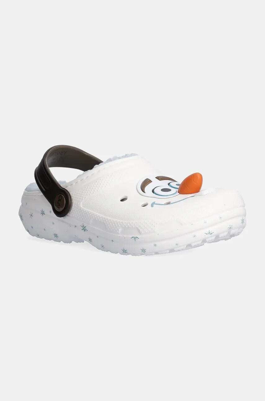Detské šľapky Crocs CLASSIC FROZEN OLAF CLOG biela farba, 210234