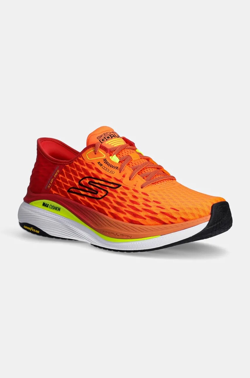 Bežecké topánky Skechers Max Cushioning Propulsion oranžová farba, 220510