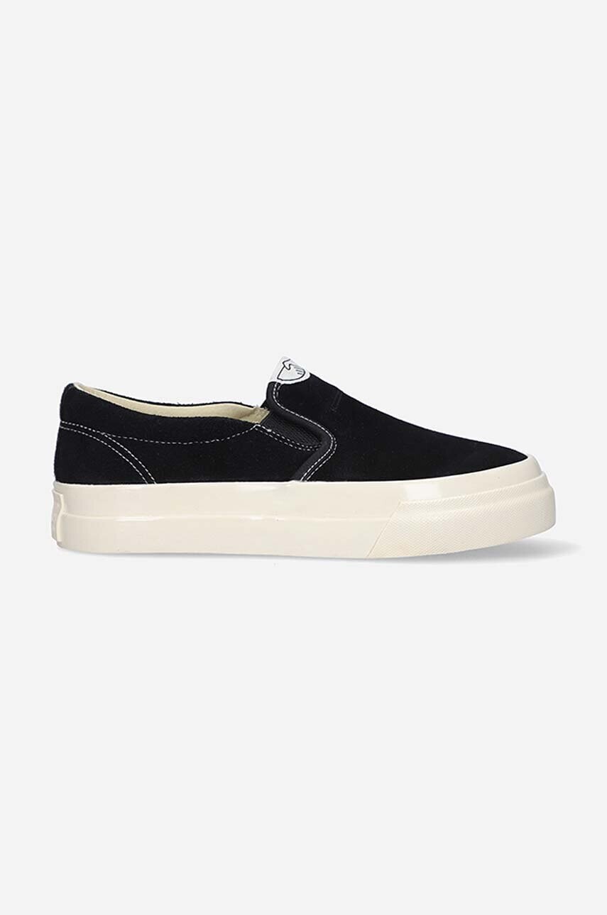 Semišové tenisky S.W.C Lister Suede čierna farba, YB03015