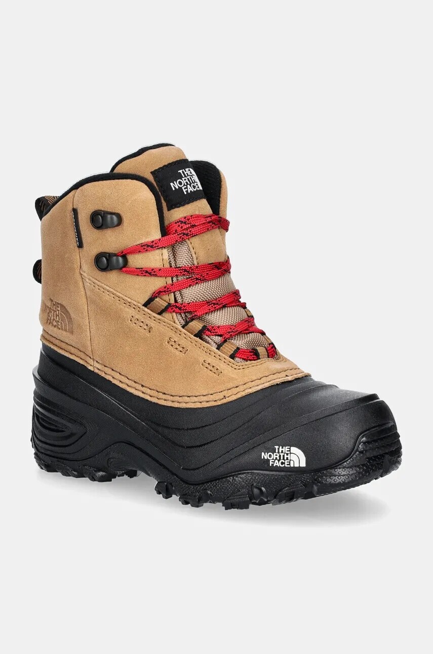 Detské topánky The North Face CHILKAT V LACE WP hnedá farba, NF0A7W5YKOM1