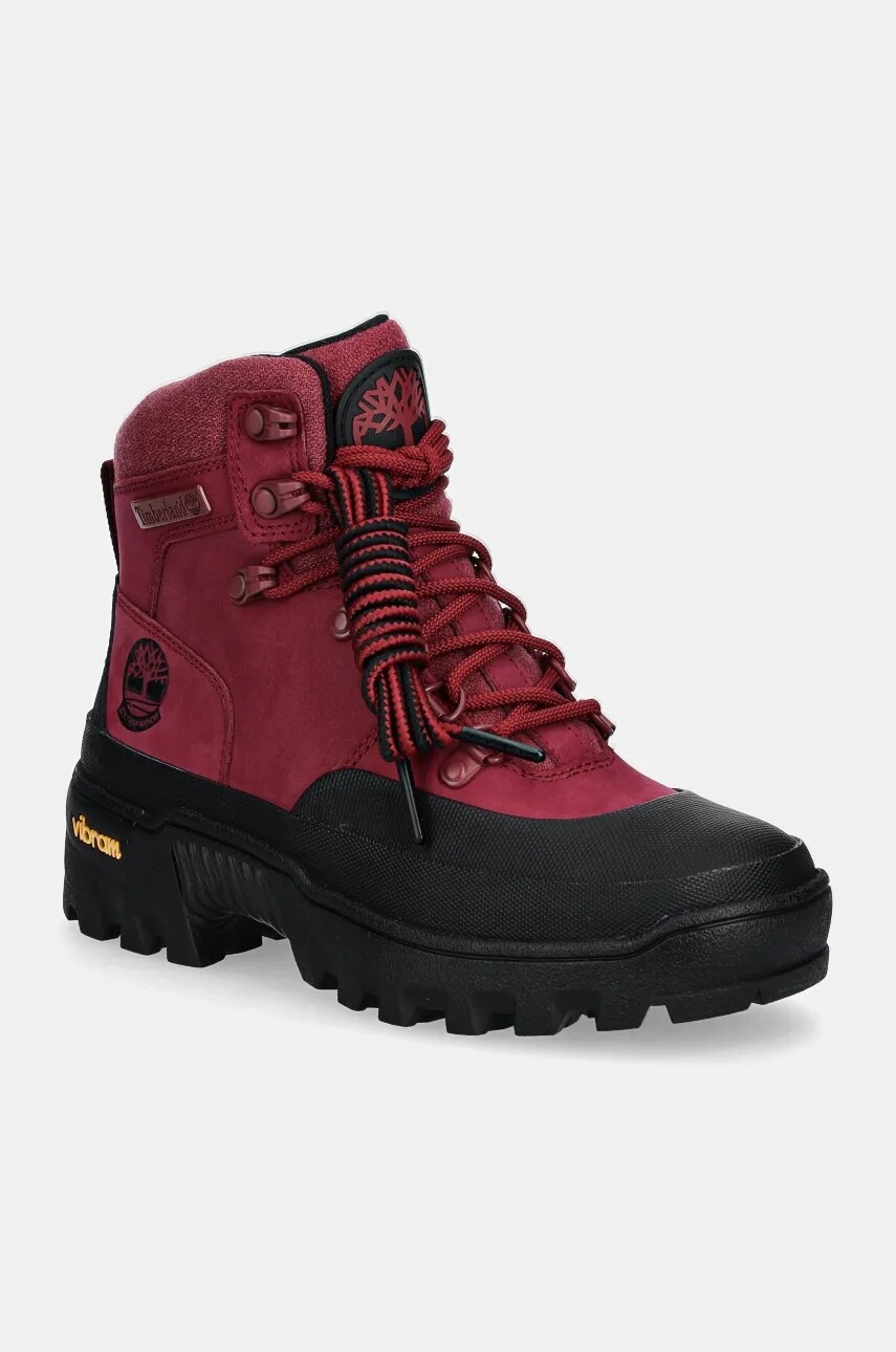 Členkové topánky Timberland Vibram dámske, ružová farba, na platforme, TB0A2PDJEKH1