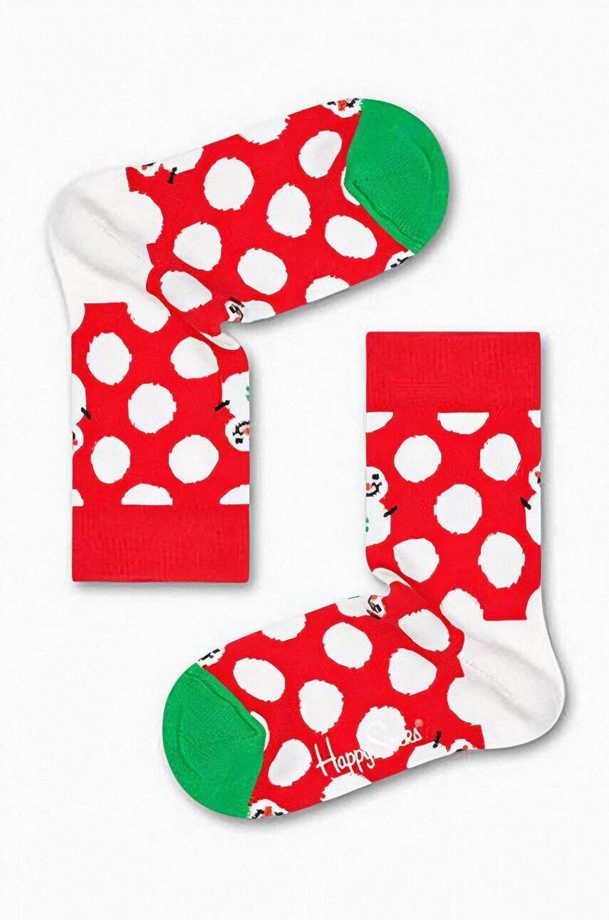 Detské ponožky Happy Socks Skarpetki Happy Socks KBDS01 4300 červená farba