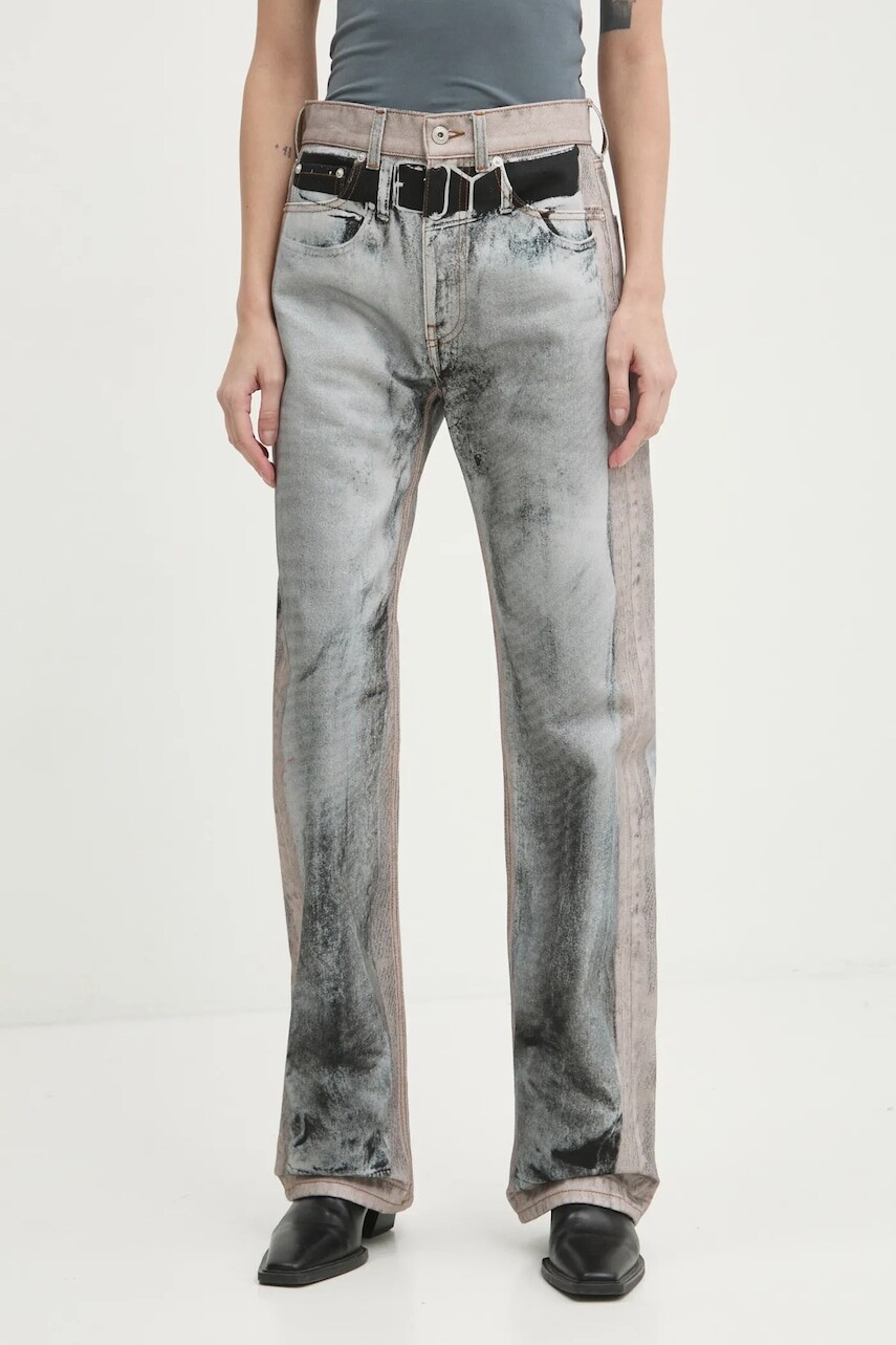 Rifle Y/Project YP TROMPE L'OEIL JEANS dámske, vysoký pás, 207PA019