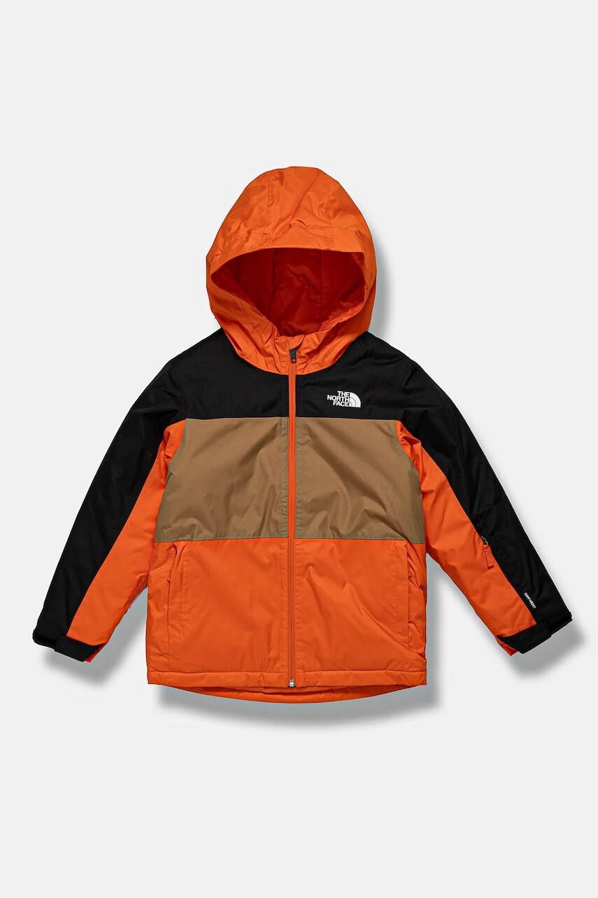 Detská lyžiarska bunda The North Face FREEDOM INSULATED JACKET oranžová farba, NF0A88TZ1OP1