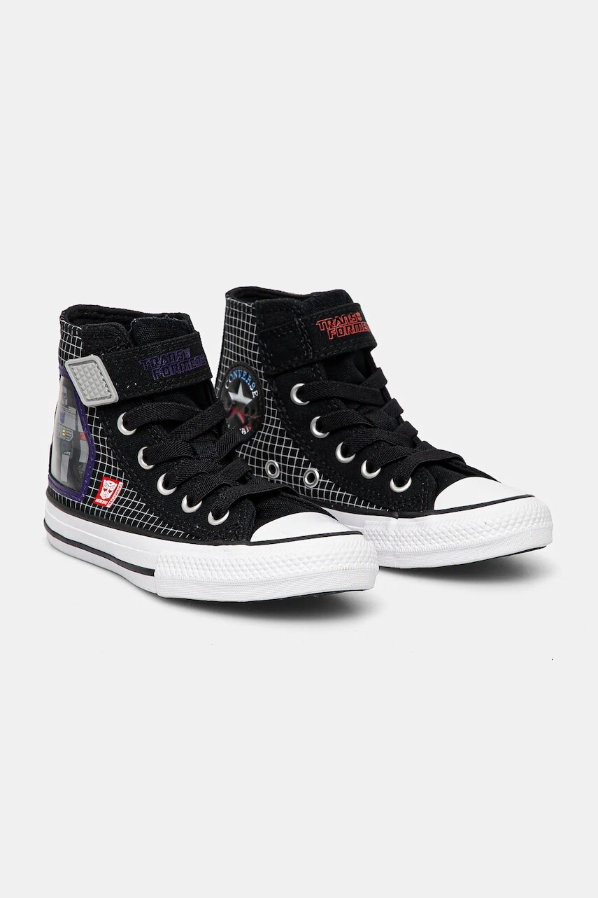 Detské tenisky Converse CHUCK TAYLOR ALL STAR 1V čierna farba, A11660C