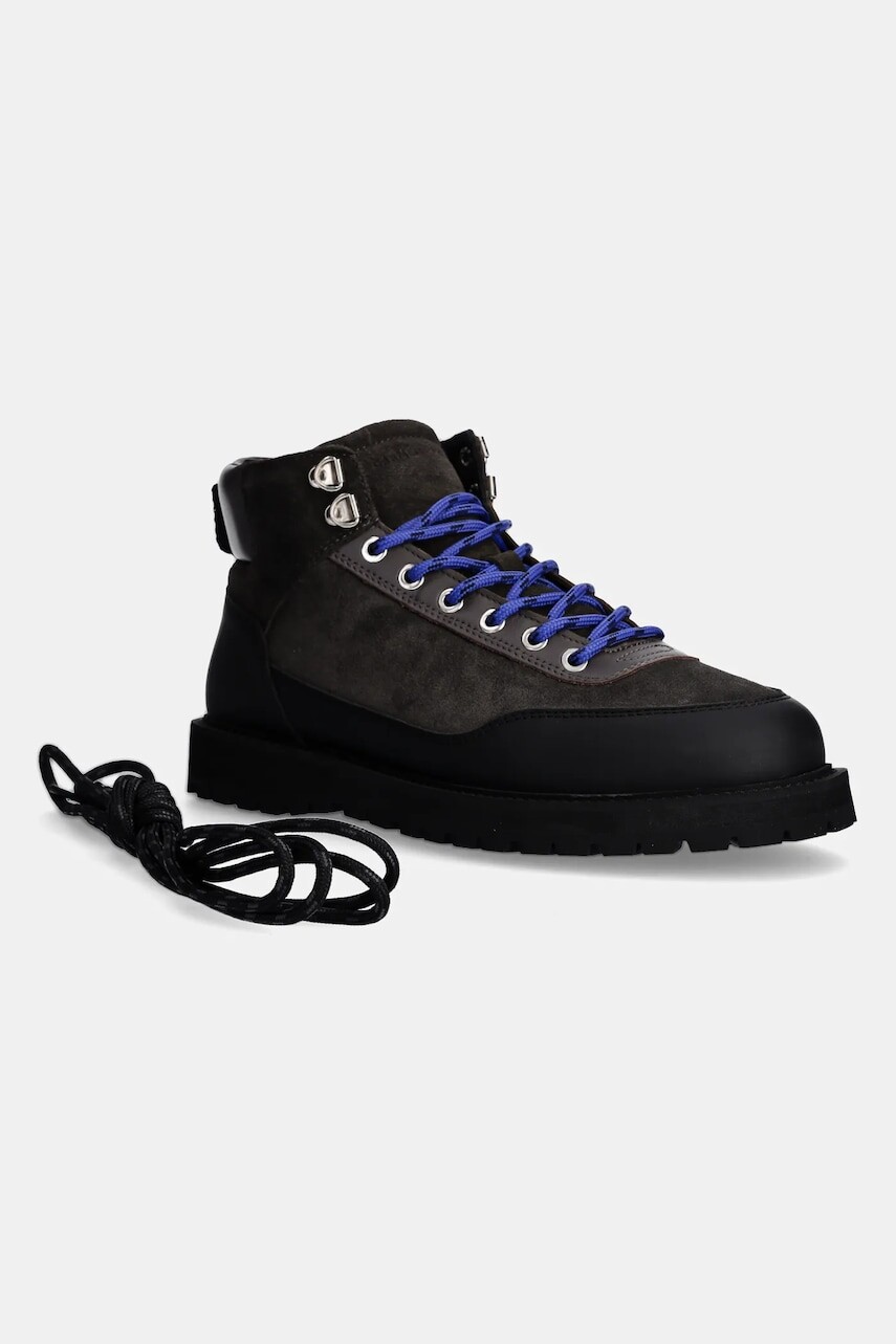 Členkové topánky GARMENT PROJECT Olaf Lace-Up Boot pánske, hnedá farba, GPF2604