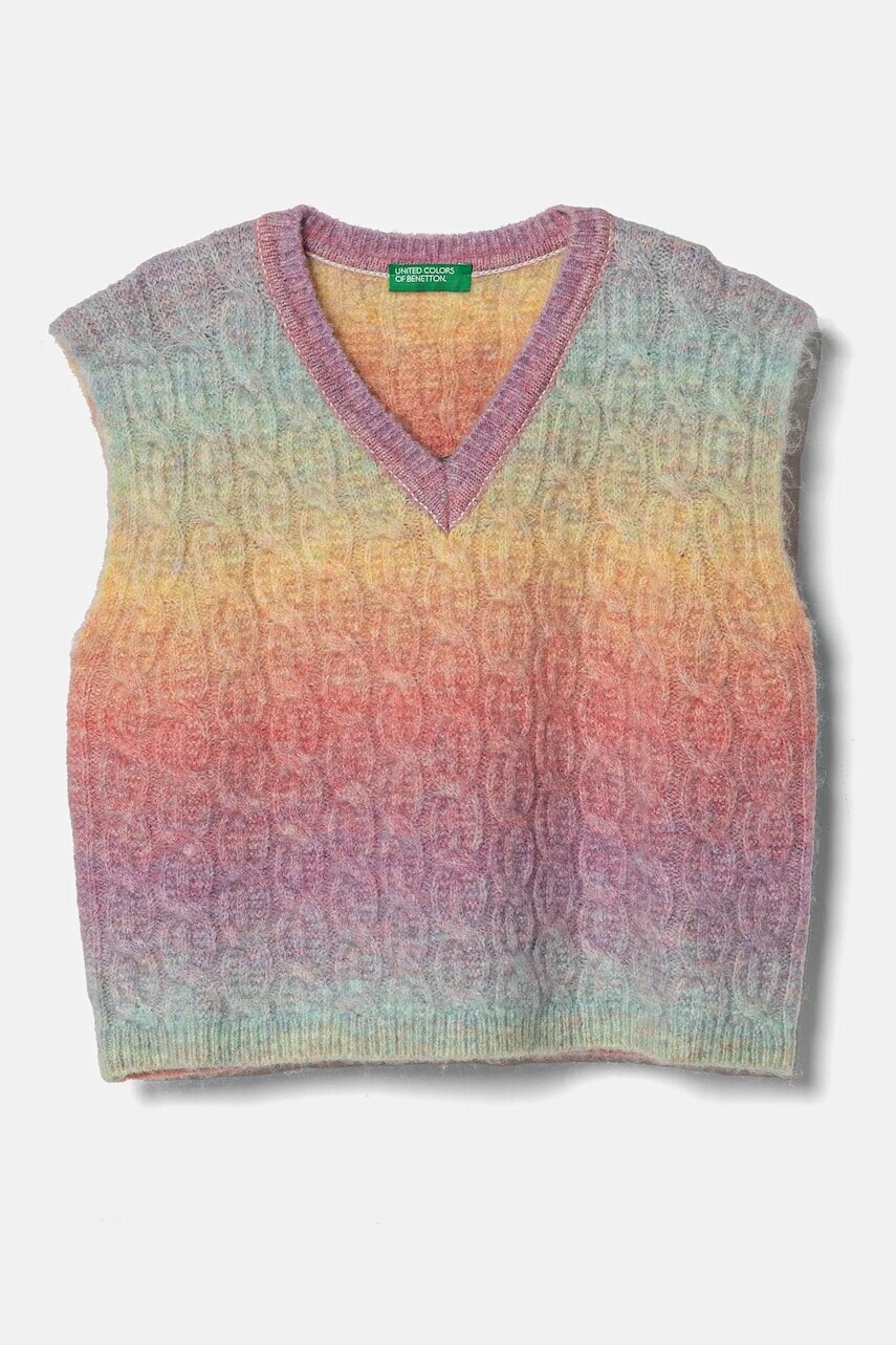 Detský sveter United Colors of Benetton viac farieb, 18N3C400K