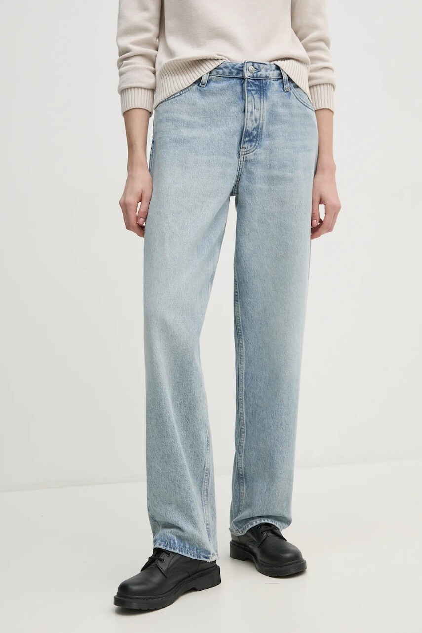 Rifle Calvin Klein Jeans dámske, vysoký pás, J20J224550