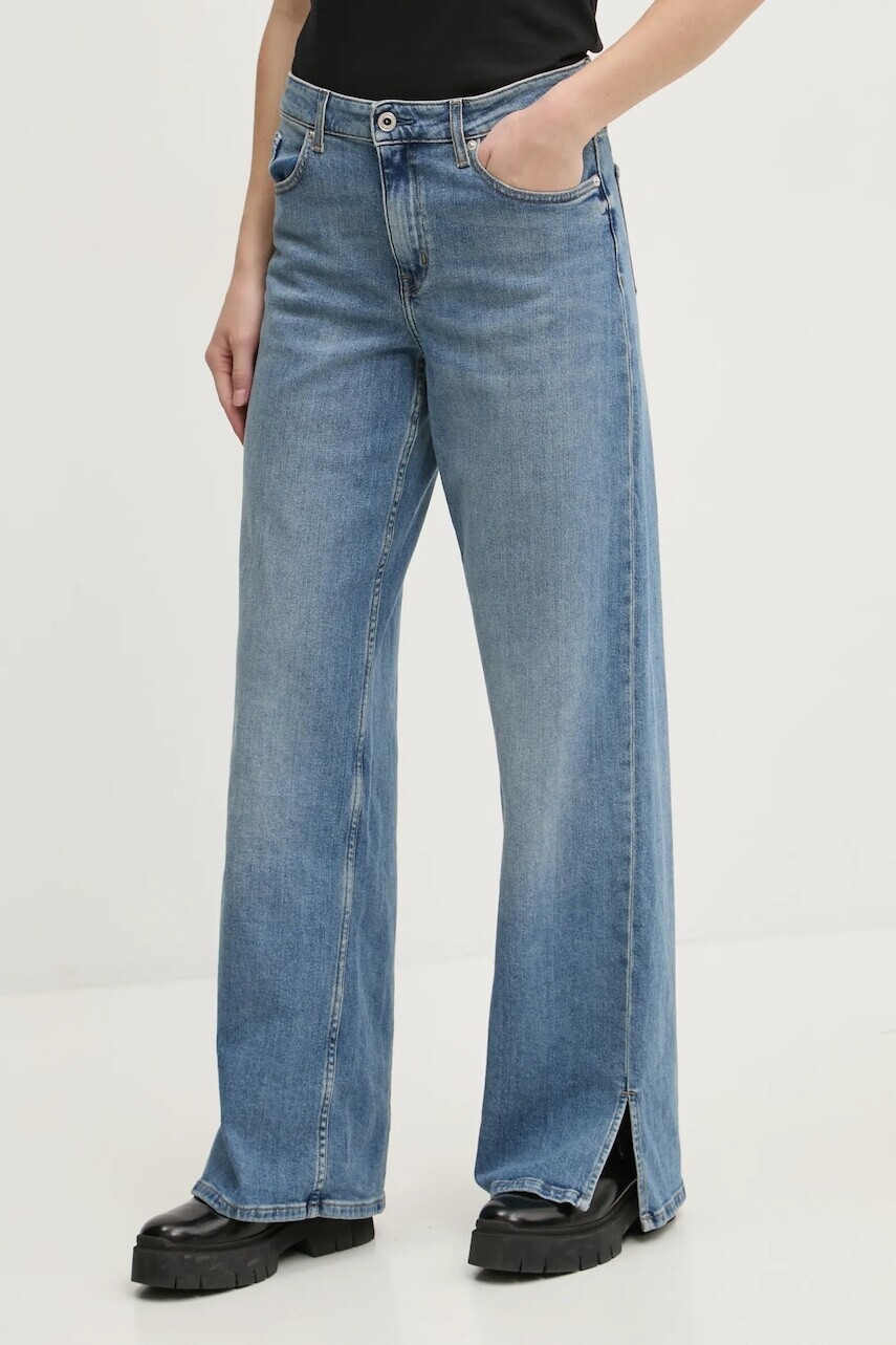 Rifle Karl Lagerfeld Jeans dámske, stredne vysoký pás, A1W10035