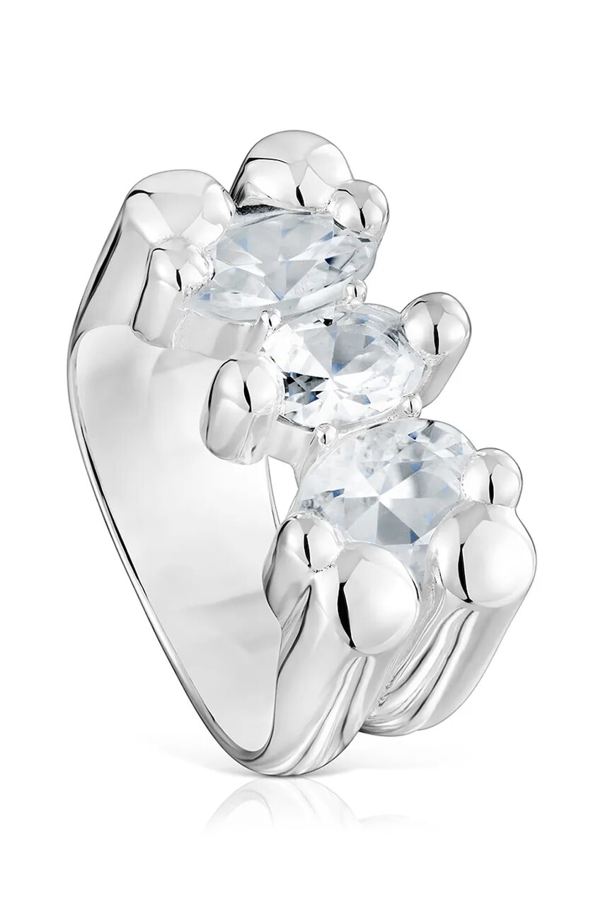 Strieborný prsteň Tous 12 Bold Bear Gem 1004228112