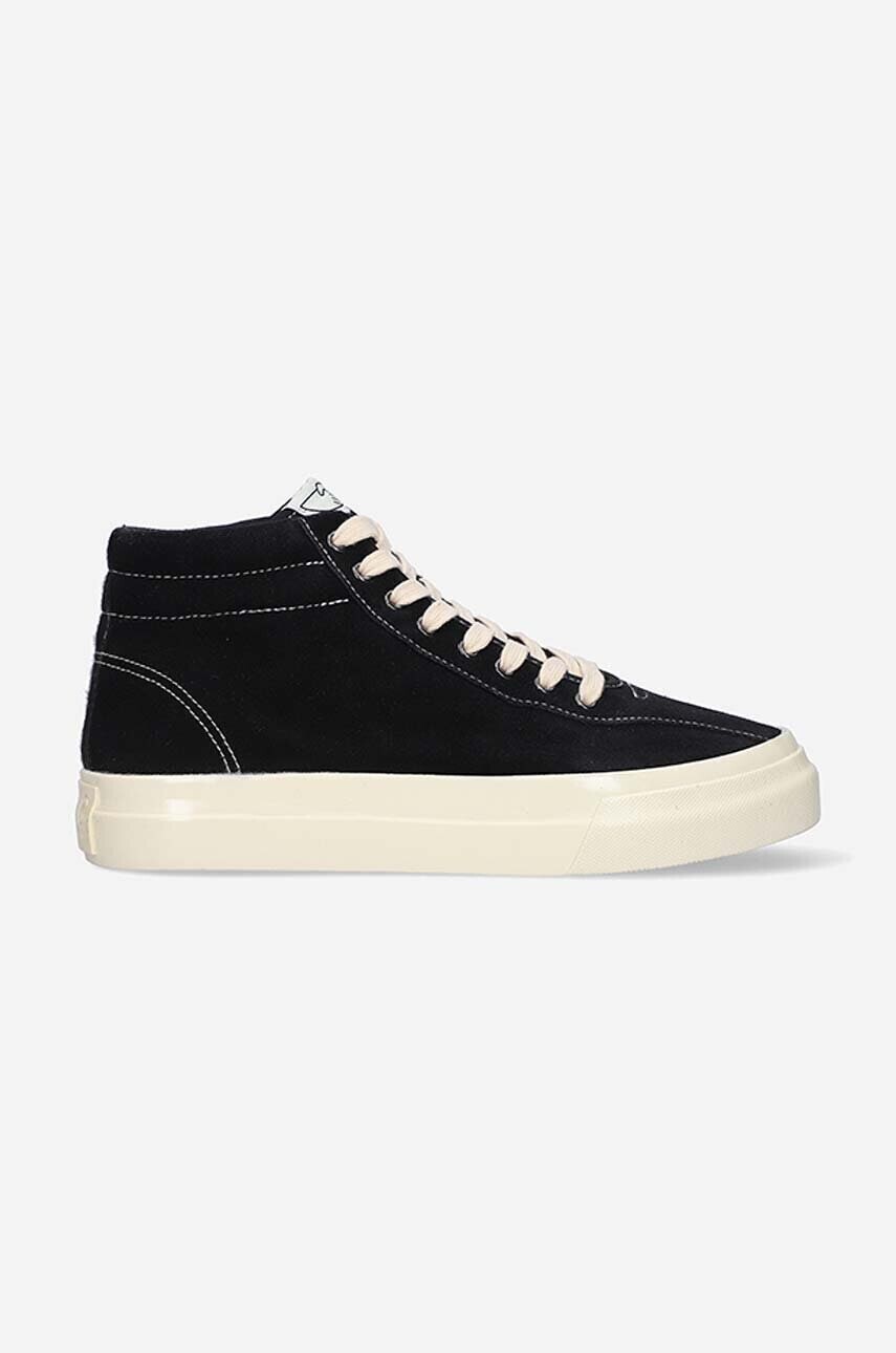 Semišové tenisky Stepney Workers Club Varden Suede čierna farba, YB02015