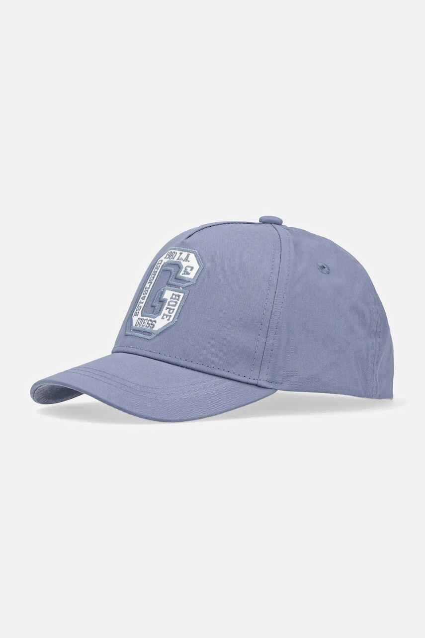 Detská bavlnená šiltovka Guess s nášivkou, L5RZ06 WO08O