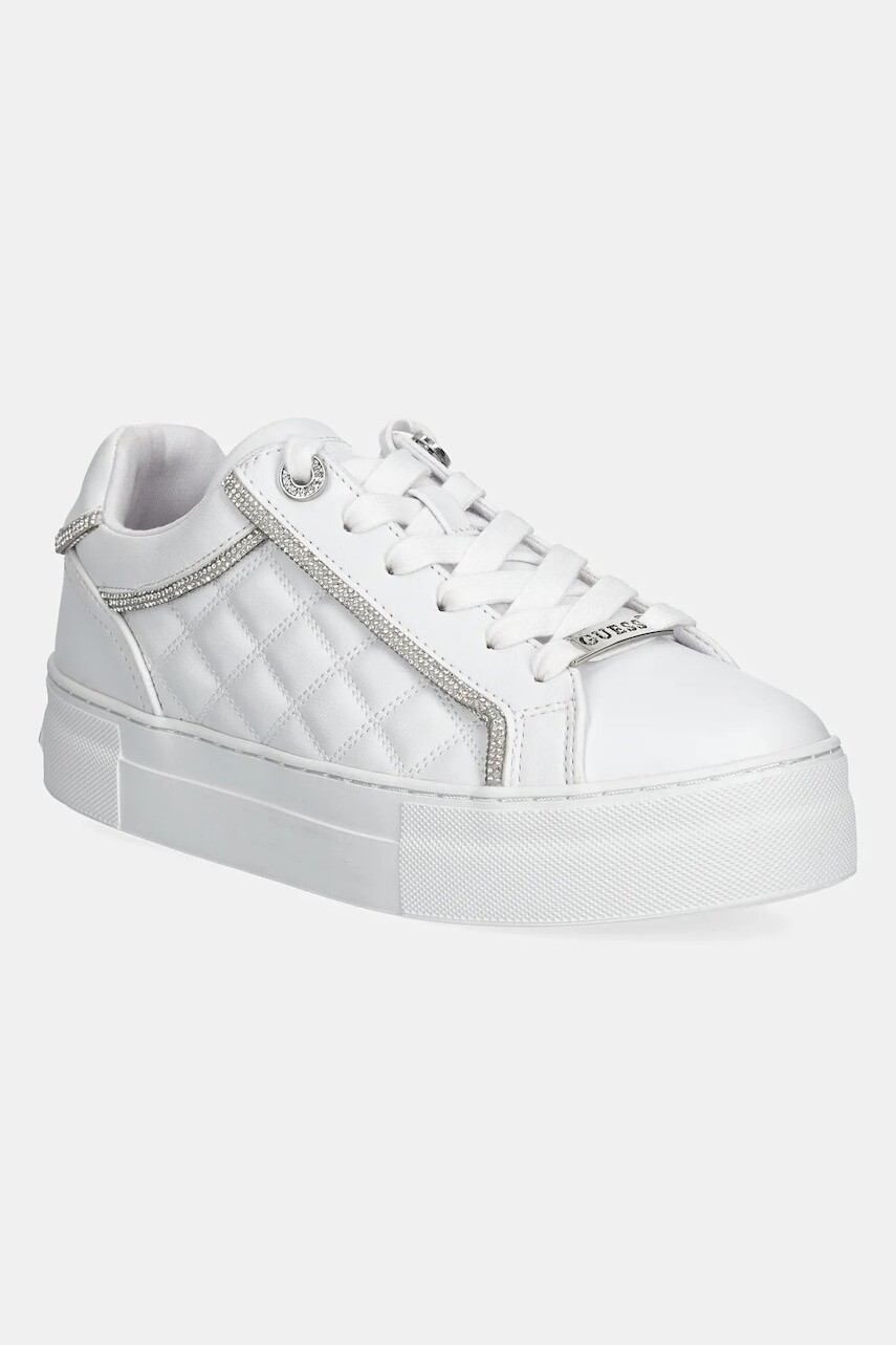 Tenisky Guess GRATEA biela farba, FLPGRA ELE12