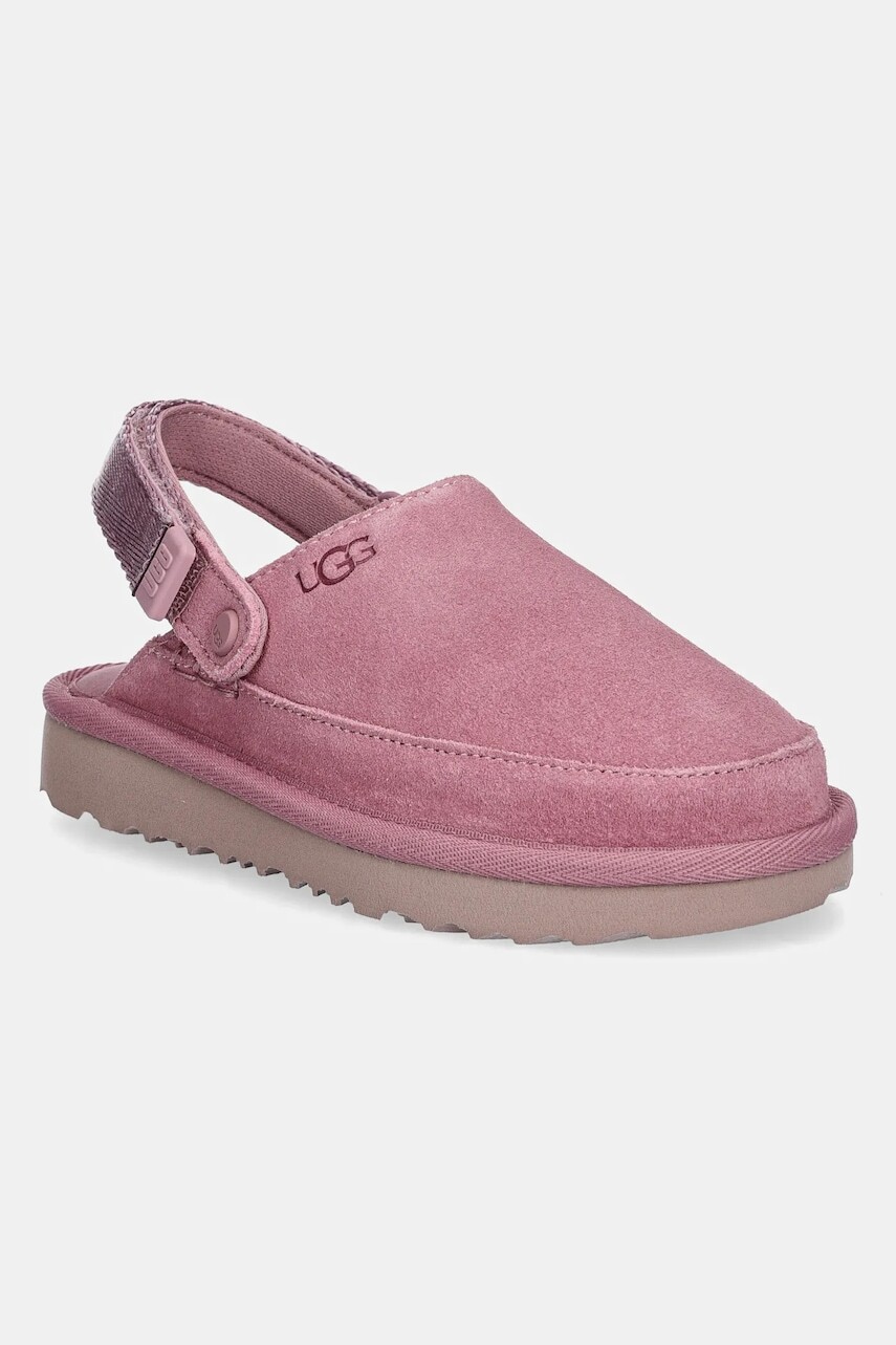 Papuče UGG GOLDENSTAR CLOG ružová farba, 1159770T