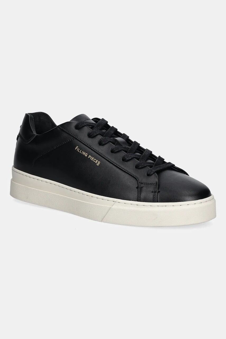 Kožené tenisky Filling Pieces Tiebreak Core čierna farba, 78913681861