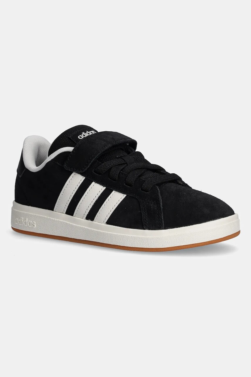 Detské tenisky adidas GRAND COURT 00s čierna farba, JP5896