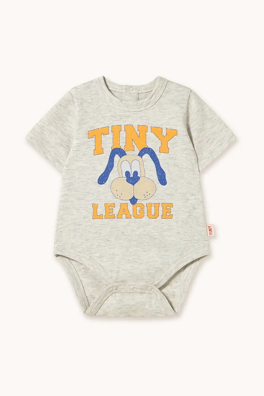 Bavlnené body pre bábätká Tinycottons TINY LEAGUE GRAPHIC BODY SS25-084