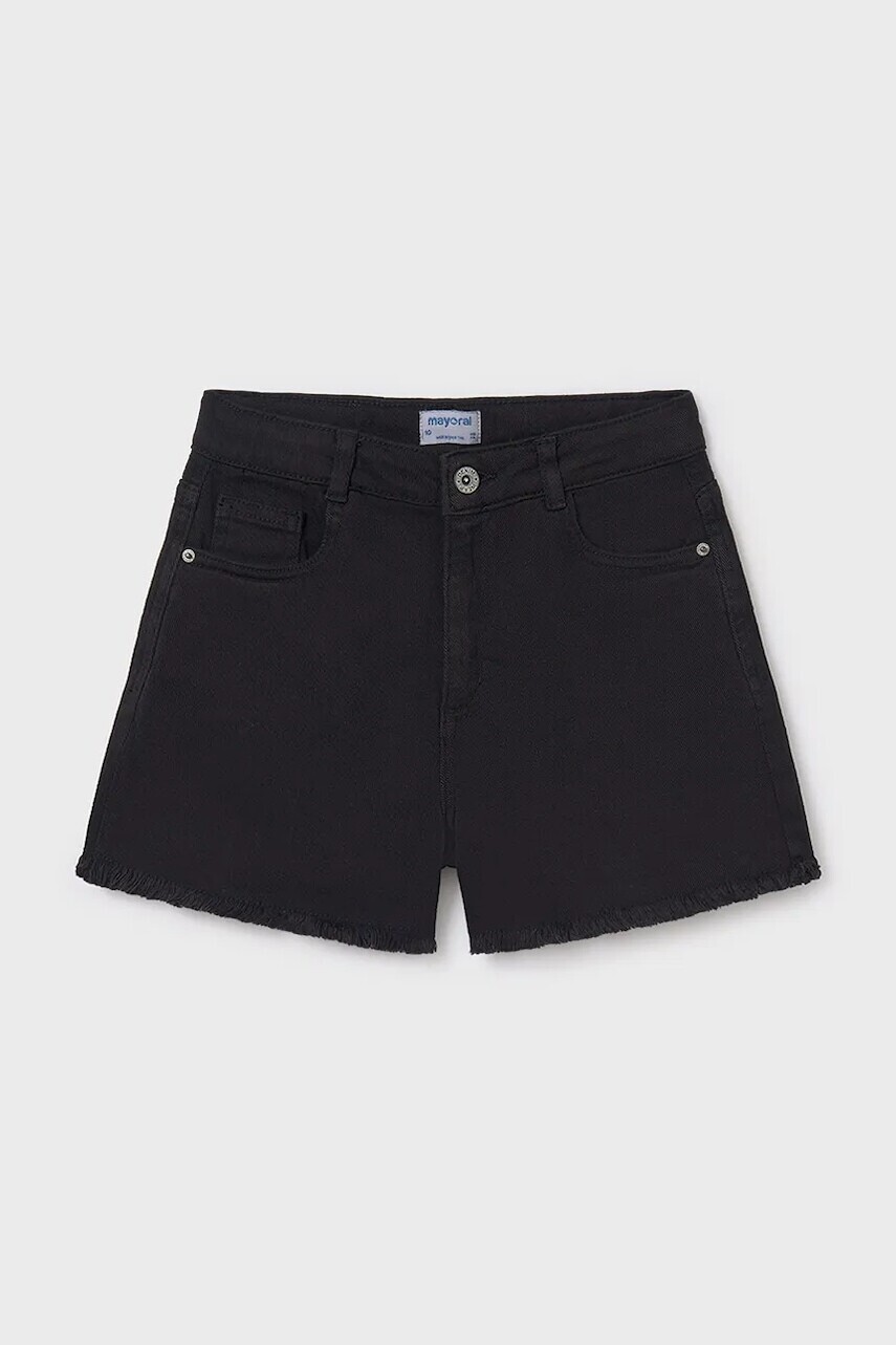 Detské krátke nohavice Mayoral čierna farba, jednofarebné, 275