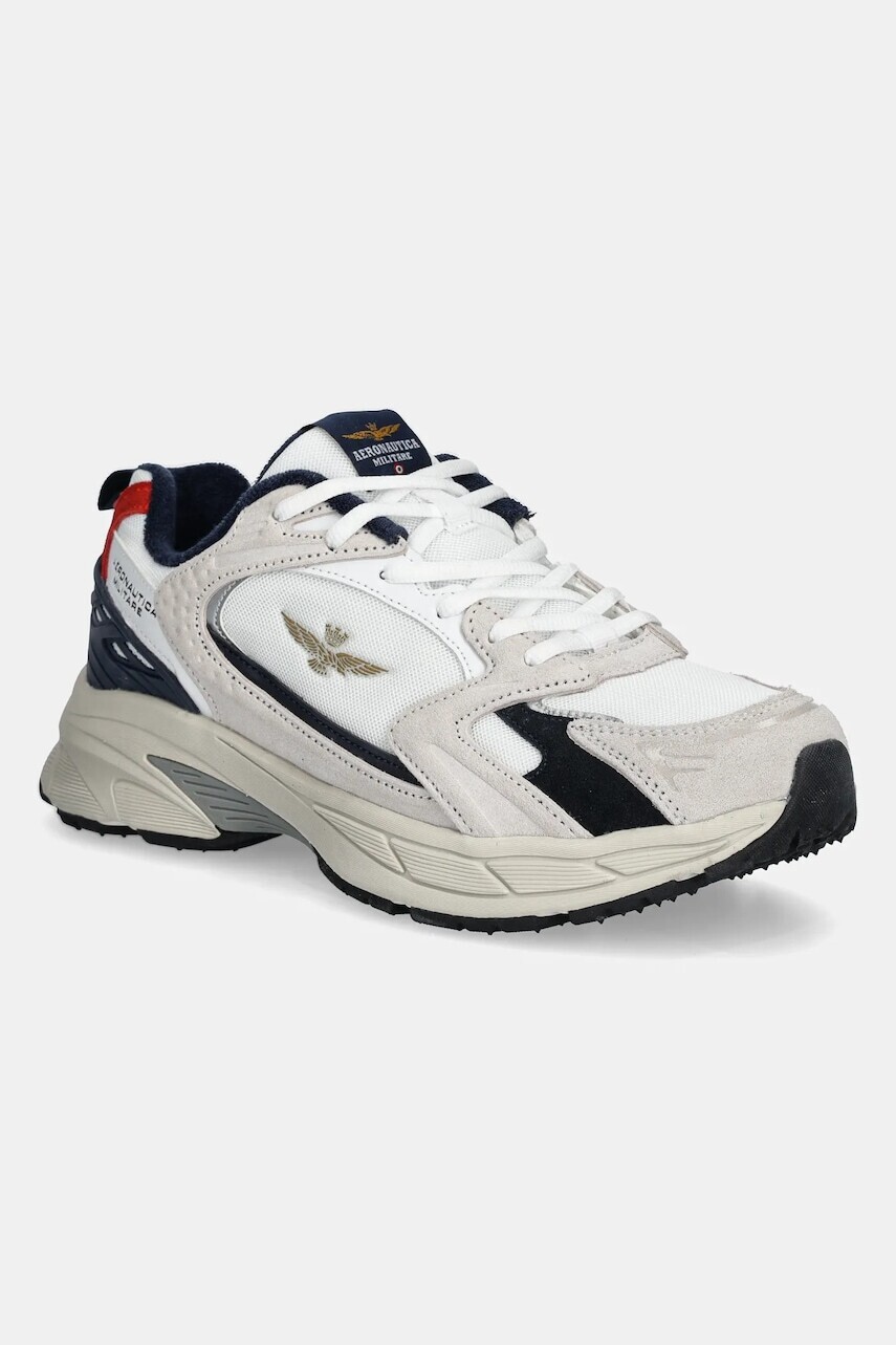 Tenisky Aeronautica Militare SC301CT3500 béžová farba, SC301CT3500
